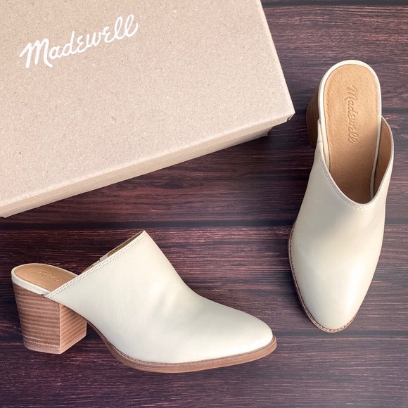 NEW Madewell The Harper Leather Mules - Picture 4 of 10
